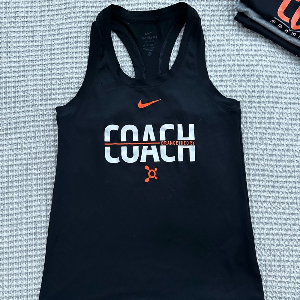 Women’s Orangetheory Coach Black Tank Top